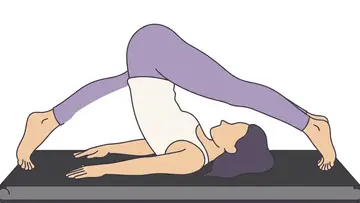 할라아사나 (쟁기 자세) · 무릎 굽혀