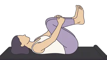 아난다 발라아사나 (행복한 아기) · 길게 머물러